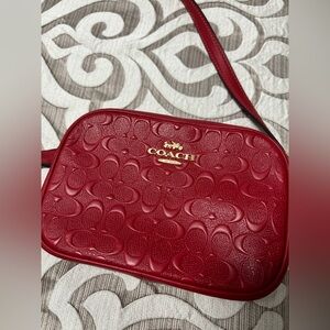 Coach Mini Jamie Camera Bag in Red